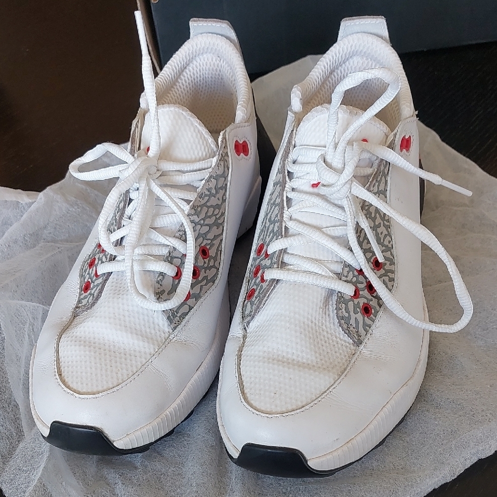 Jordan ADG2. White and Gray with Red Accents